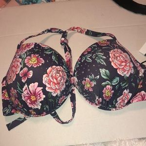 Shade and Shore Halter Top Push Up Bikini Top NWT